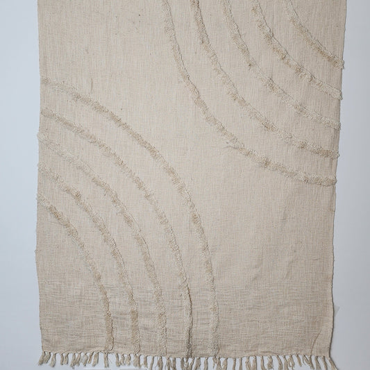 Dune tufted Throw blanket