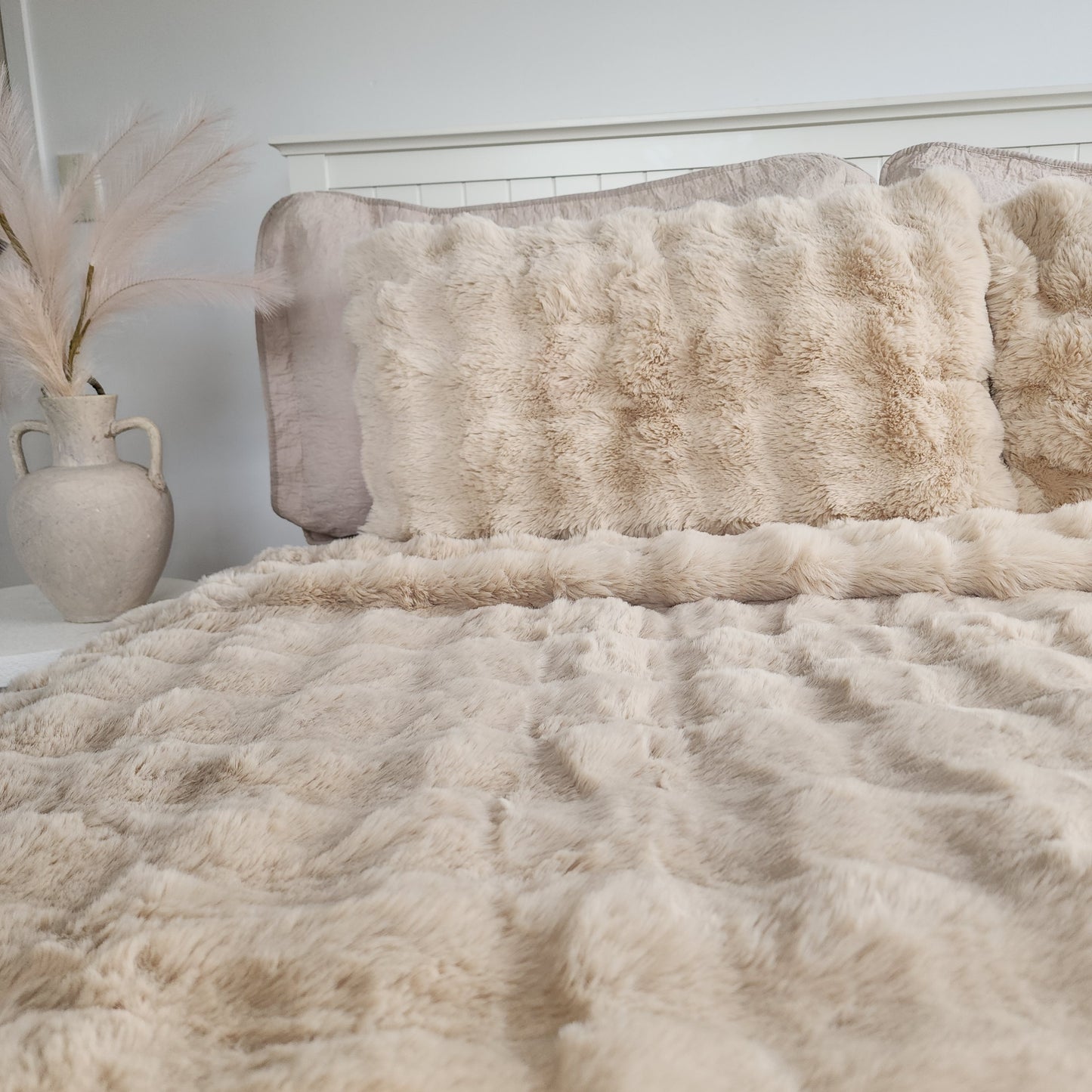 Caramel Faux Fur Blanket