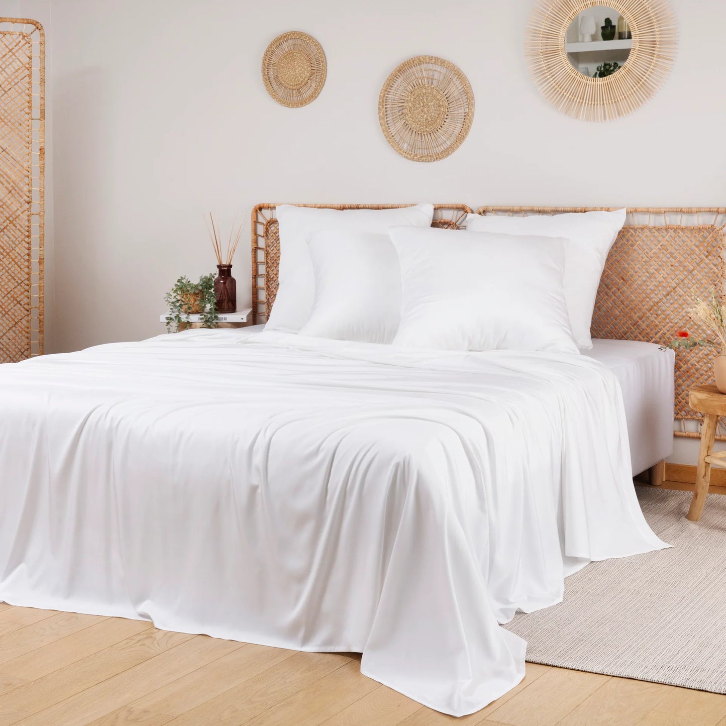 White Bamboo Sheet Set