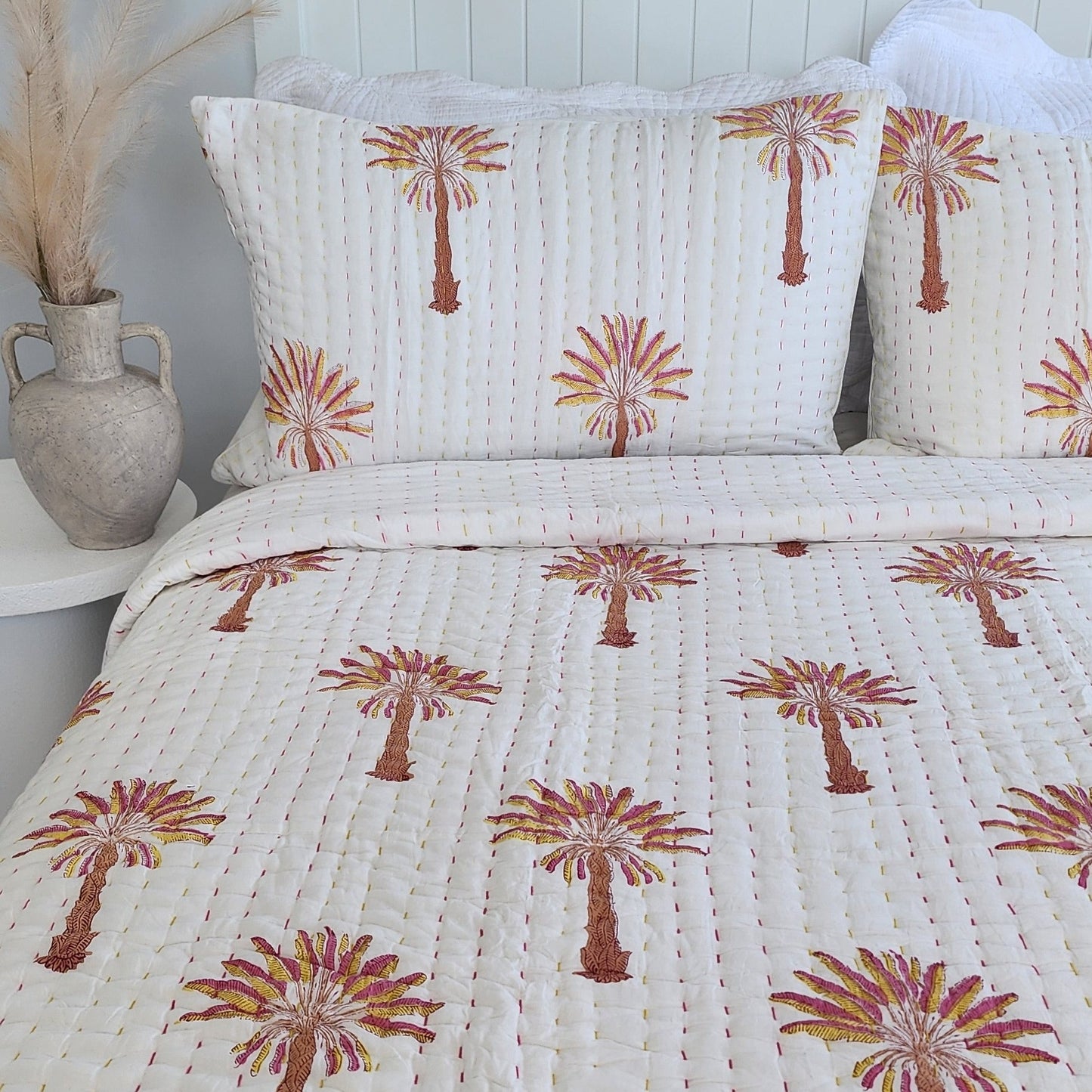 Sunset Palm Tree Handmade