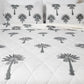 Grey Palm Tree Sherpa