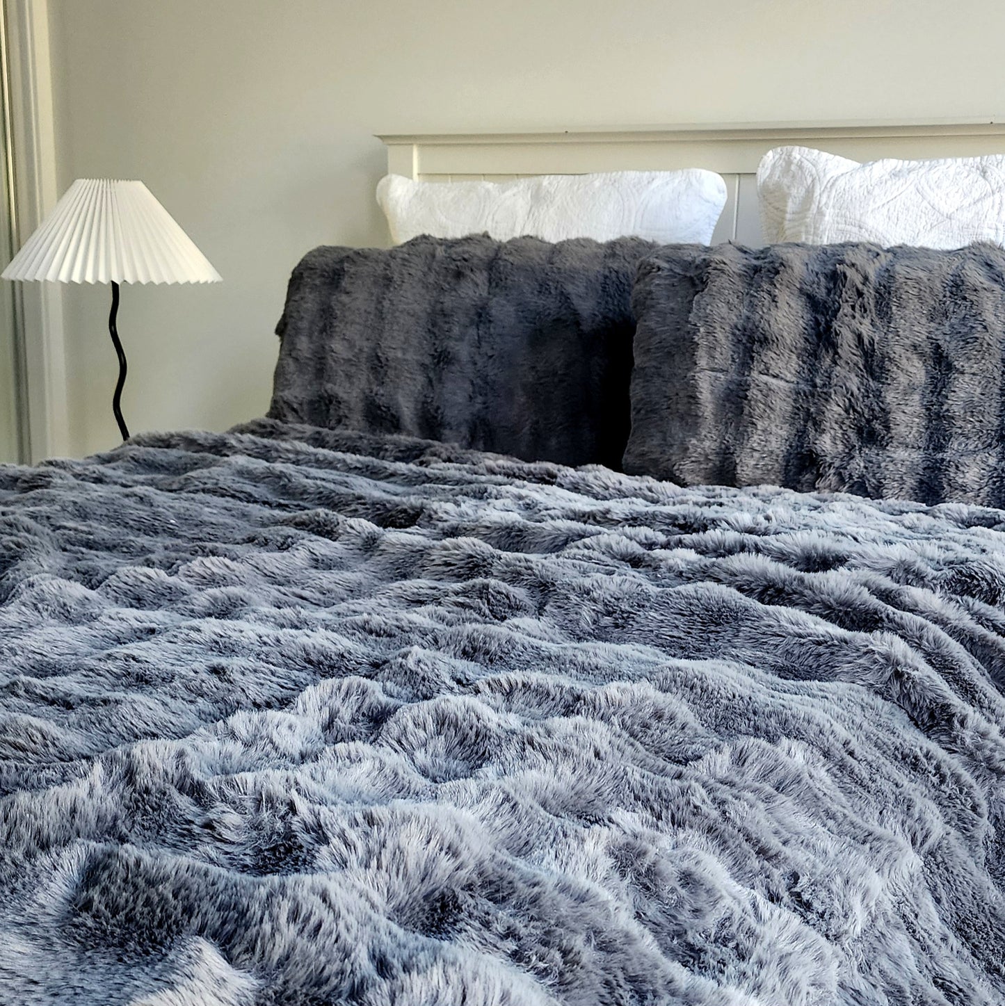 Smokey Faux Fur Blanket