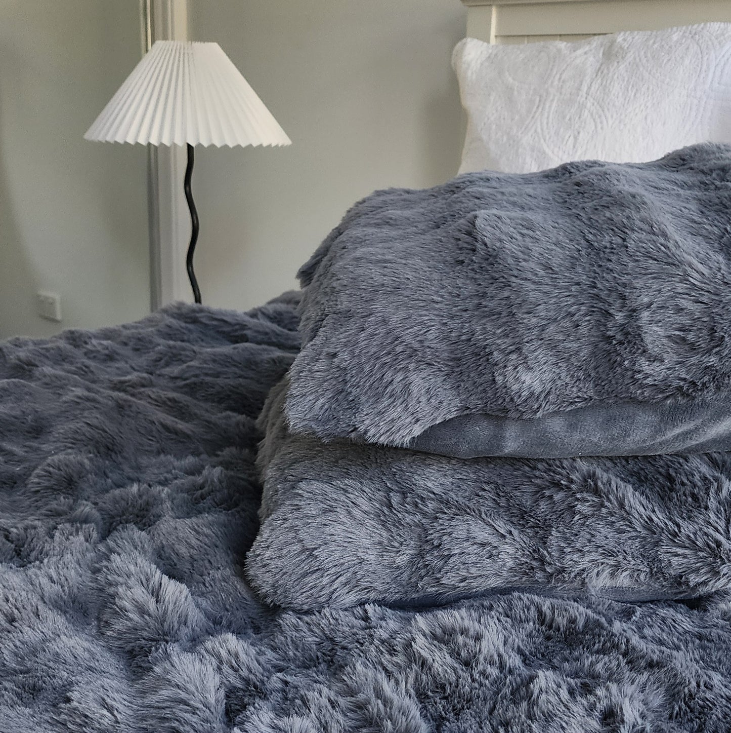 Smokey Faux Fur Blanket