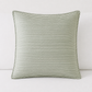 Sage Stripe European Pillowcase
