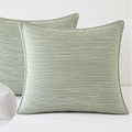 Sage Stripe European Pillowcase