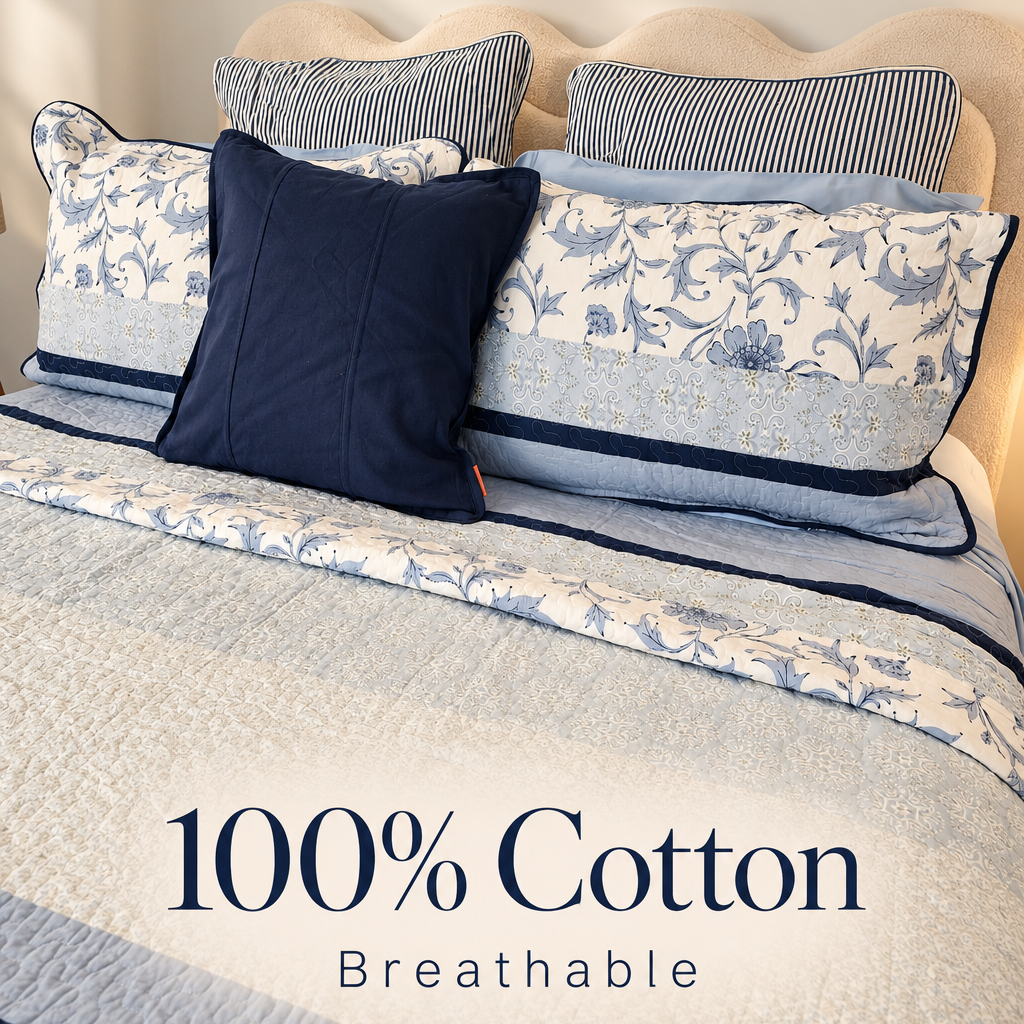 Blue Mist Coverlet