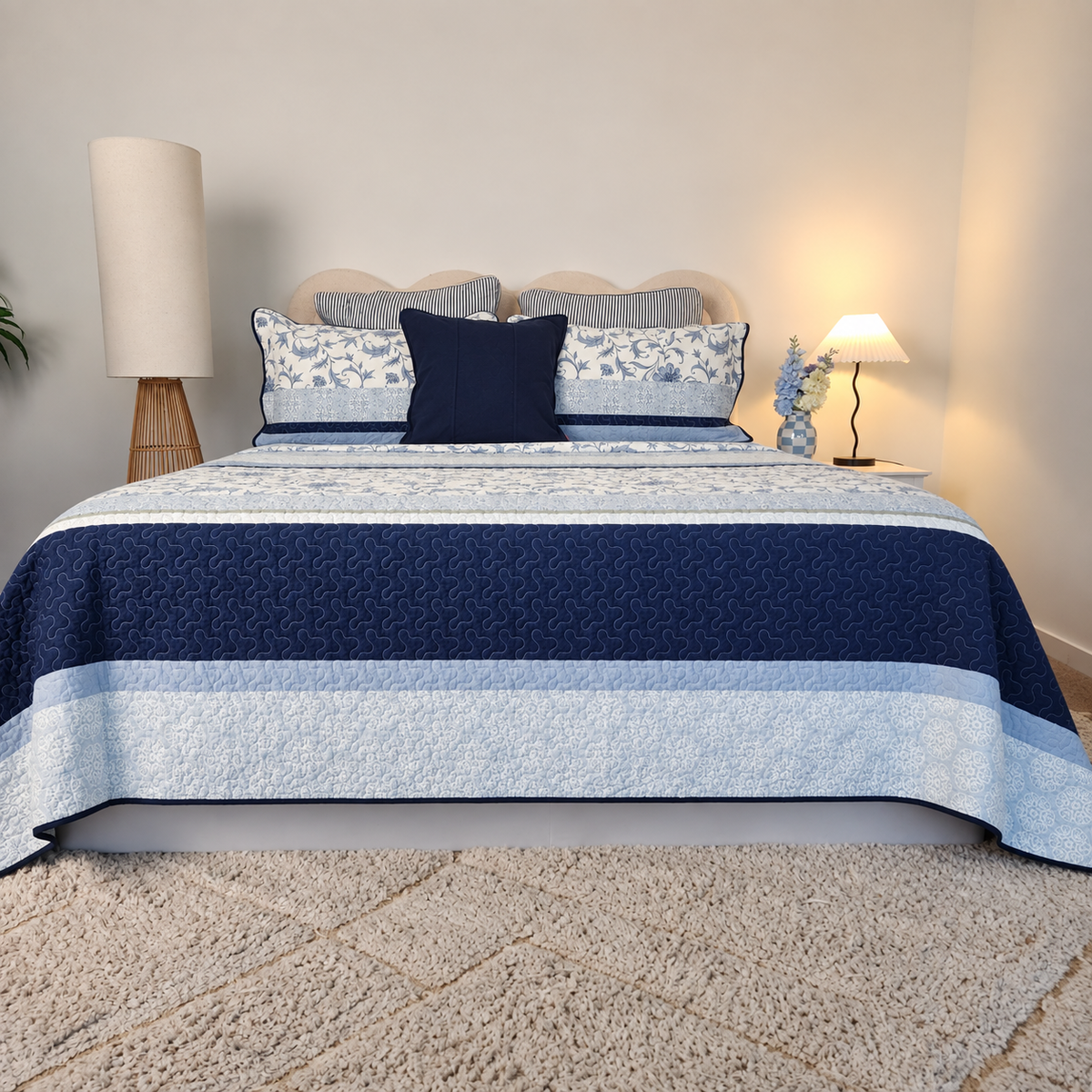 Blue Mist Coverlet