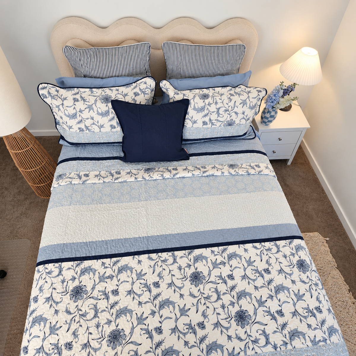 Blue Mist Coverlet