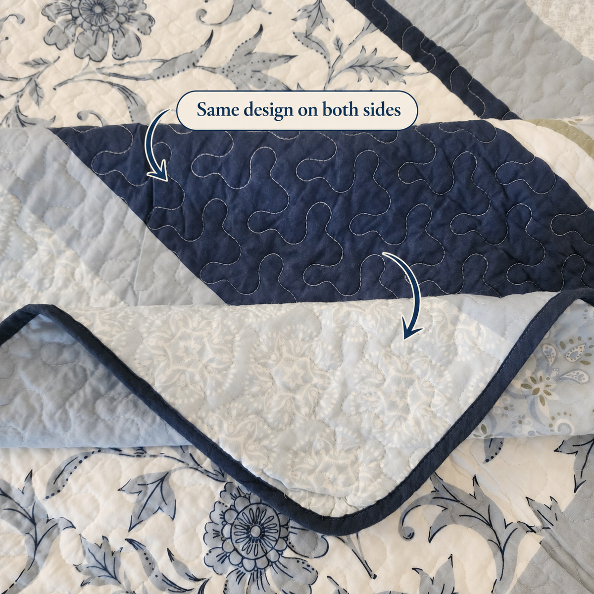 Blue Mist Coverlet