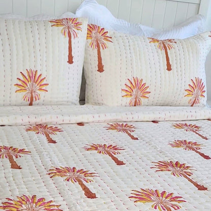 Sunset Palm Tree Handmade