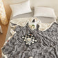 Charcoal Fleece Blanket