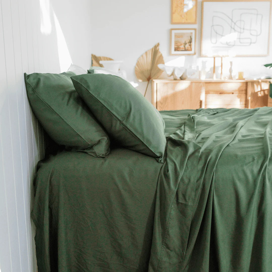 Olive Bamboo Sheet Set