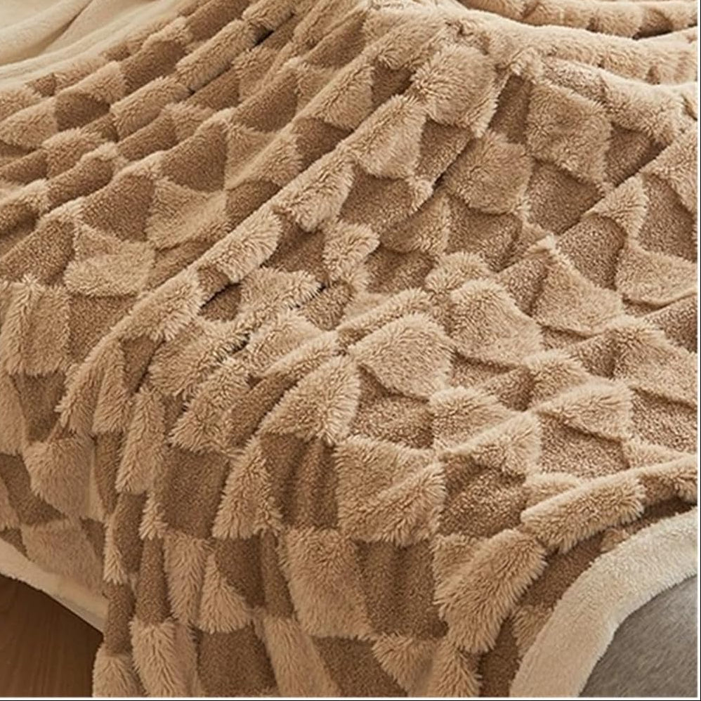Mocha Fleece Blanket