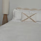 White Microfibre Coverlet