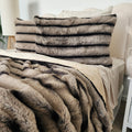 Sand Faux Fur Blanket