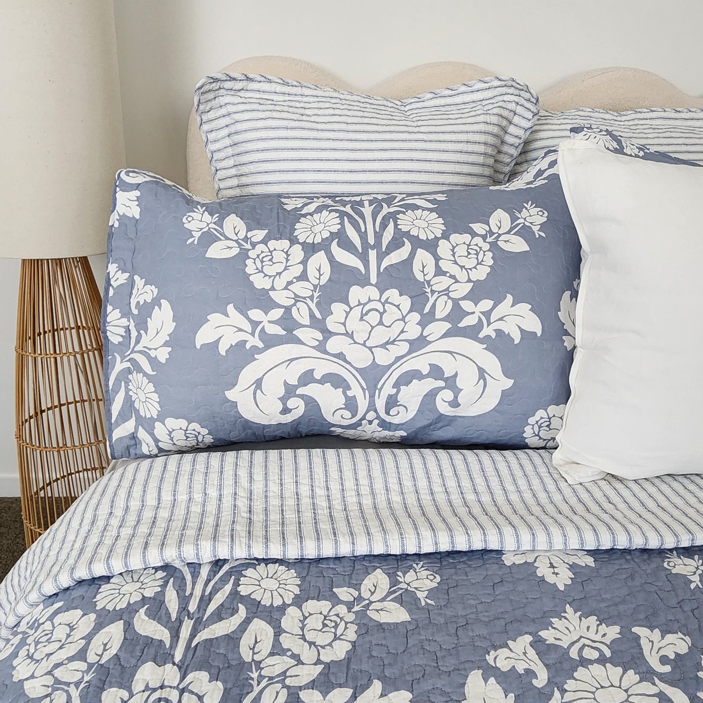 Blue Stripes European Pillowcase