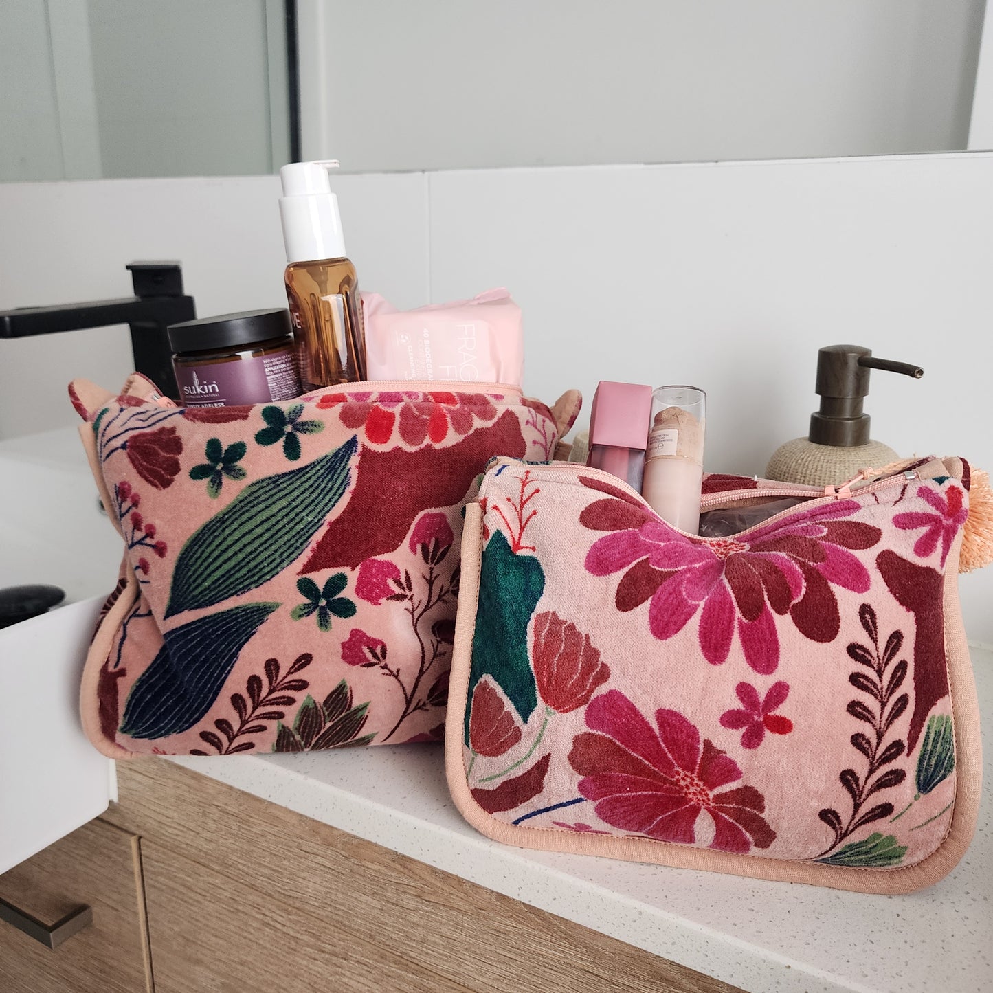 Orchid Cosmetic Bag