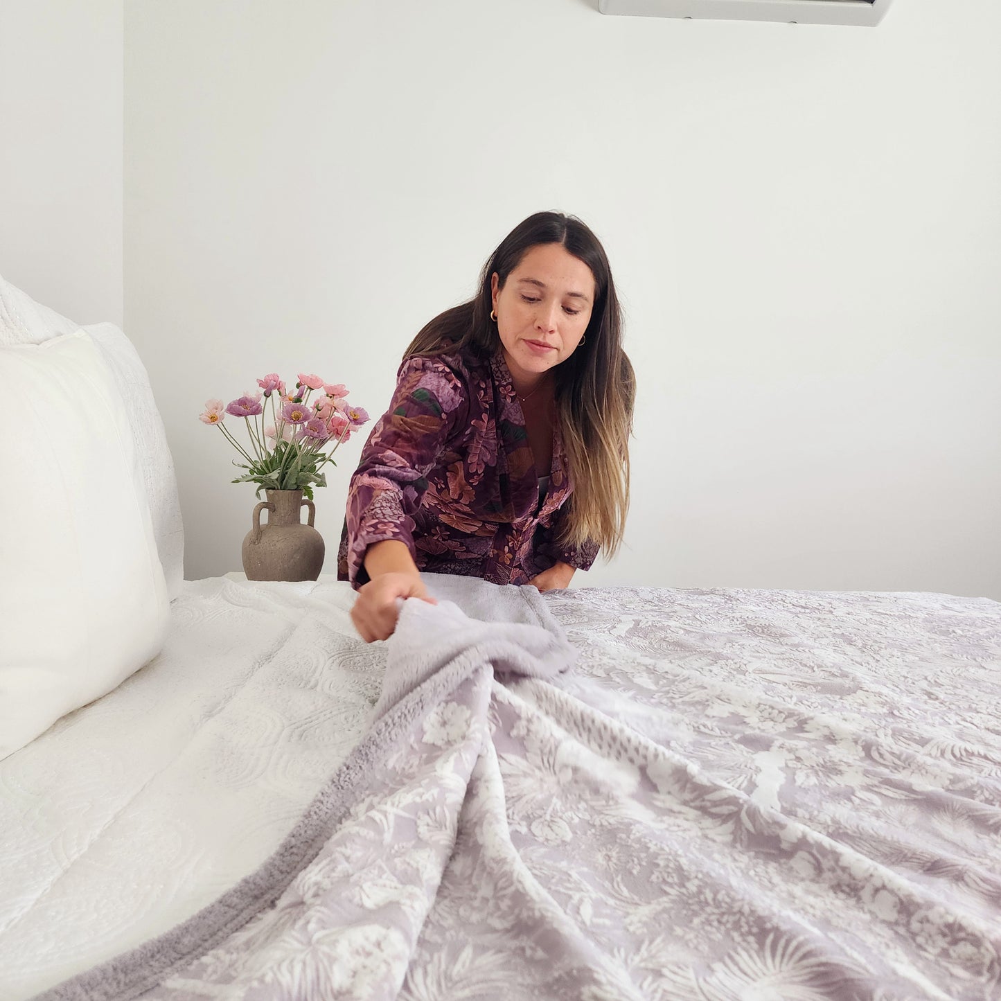 Lavender Fleece Blanket