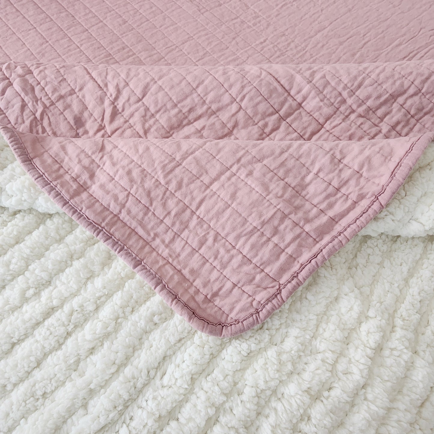 Blush Pink Sherpa