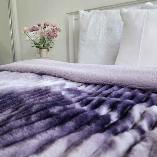 Violet Fleece Blanket