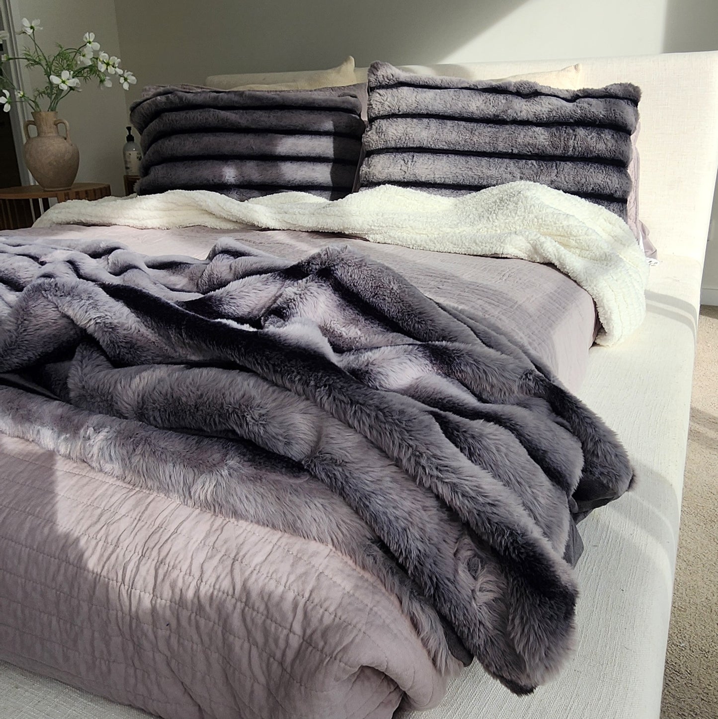 Slate Grey Sherpa