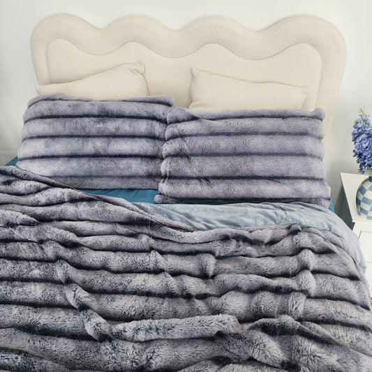 Ocean Faux Fur Blanket