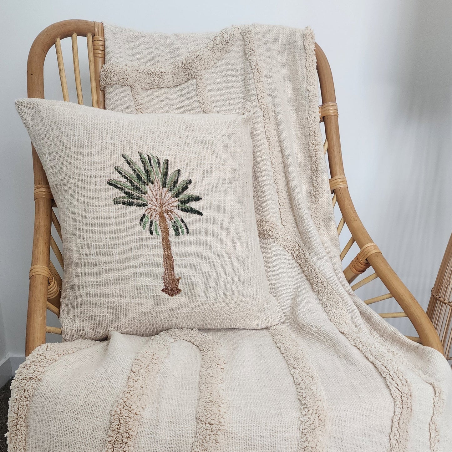 Dune tufted Throw blanket