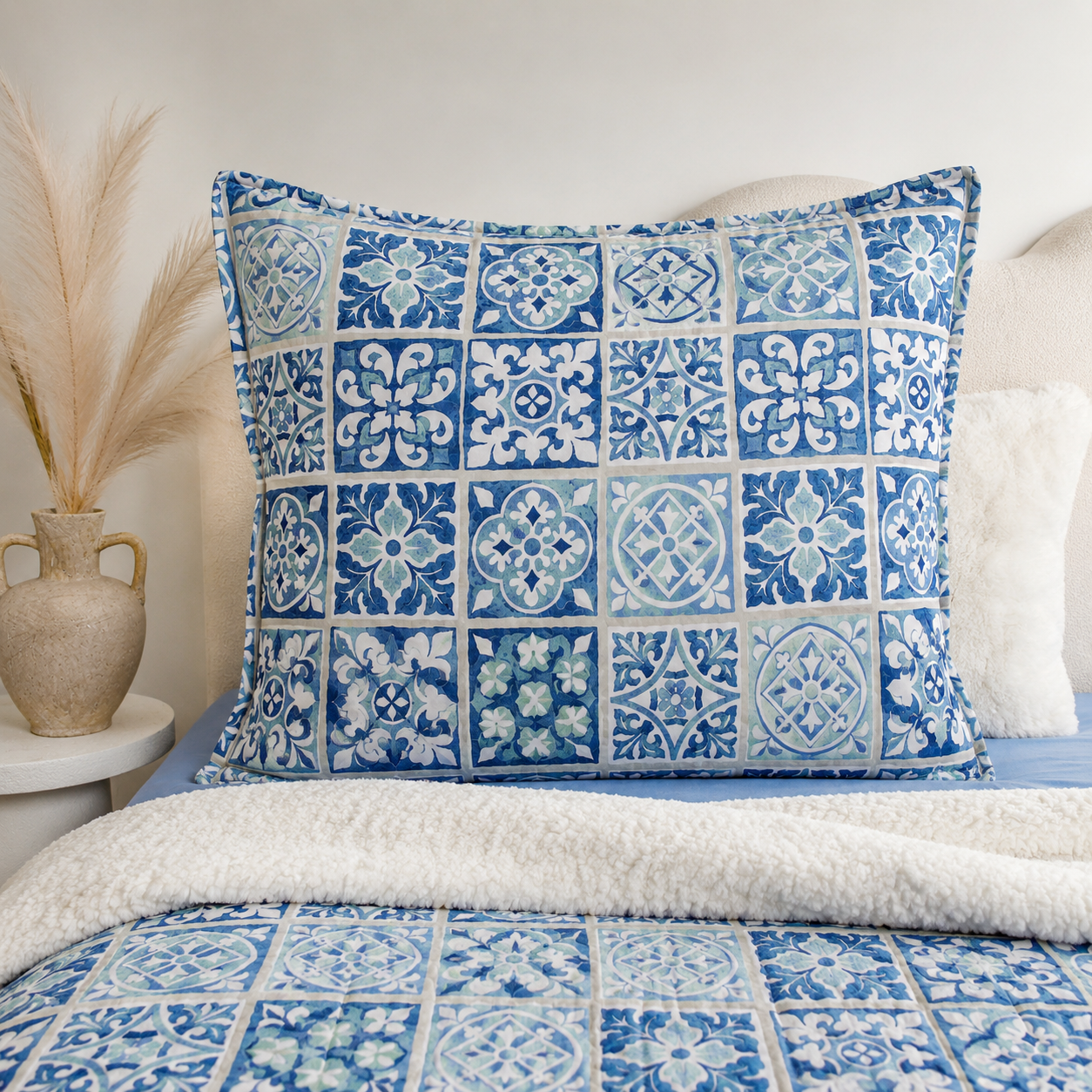 Santorini European Pillowcase