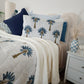 Blue Palm Tree Sherpa