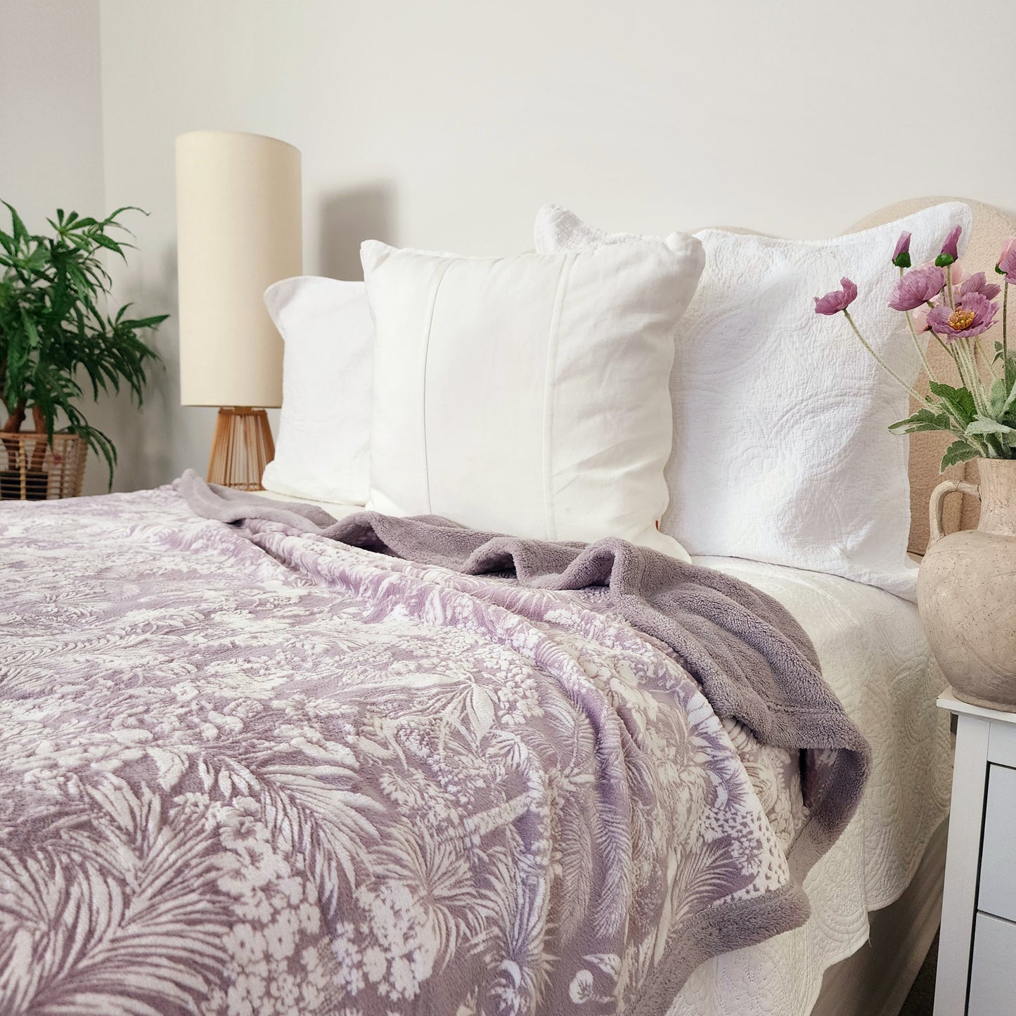Lavender Fleece Blanket