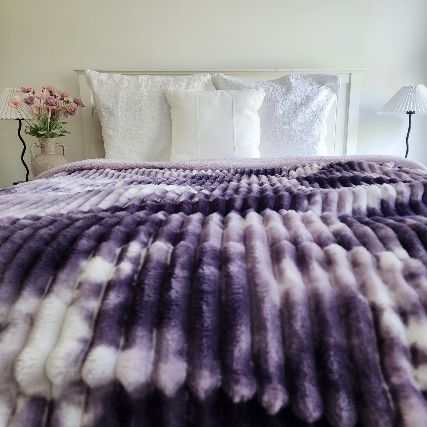 Violet Fleece Blanket