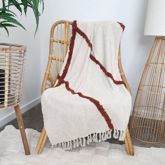 Rust Throw Blanket