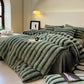 Green Faux Fur Blanket