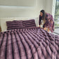 Rose Faux Fur Blanket