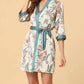 Silk Sky Robe + Dress