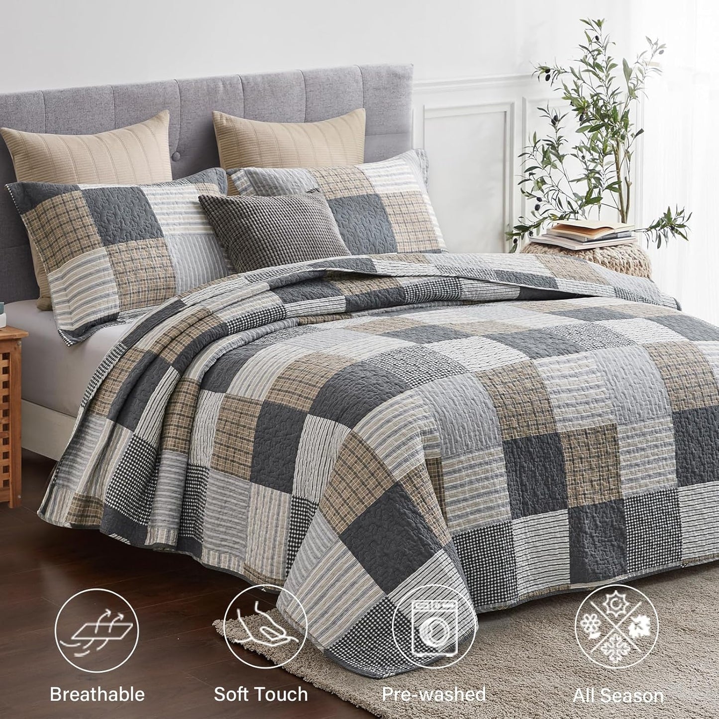 Squares Coverlet