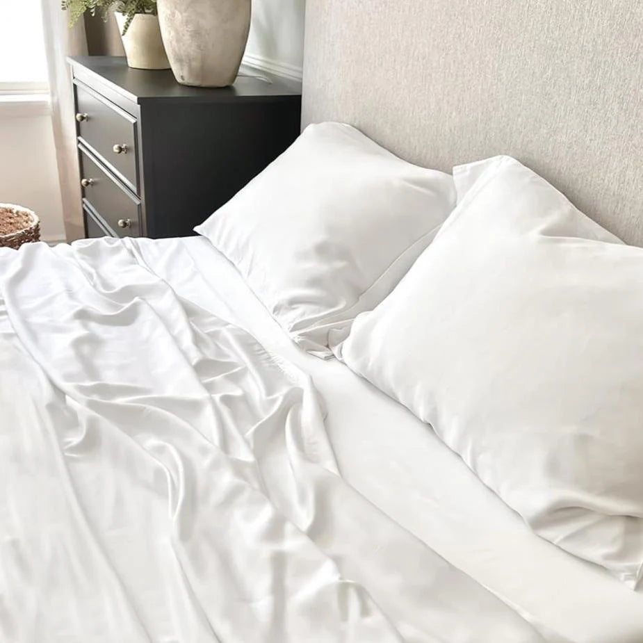 White Bamboo Sheet Set